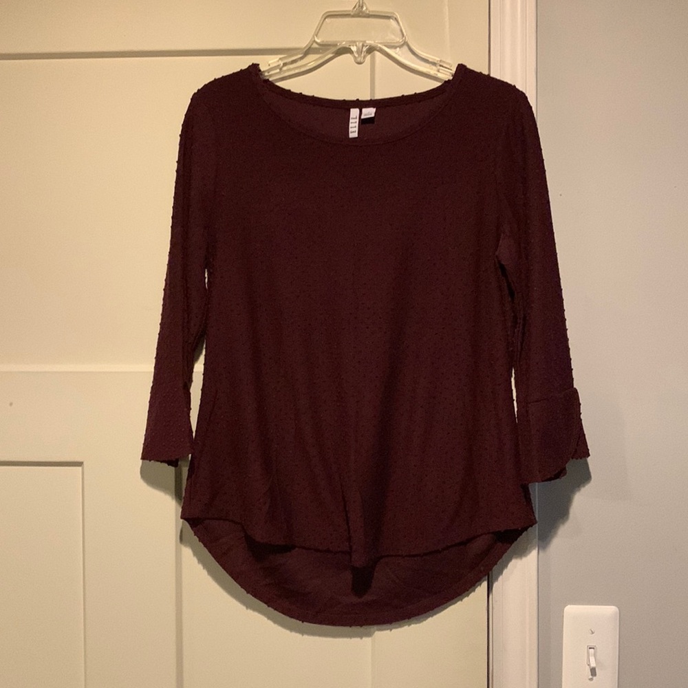 Elle Maroon Women’s Blouse